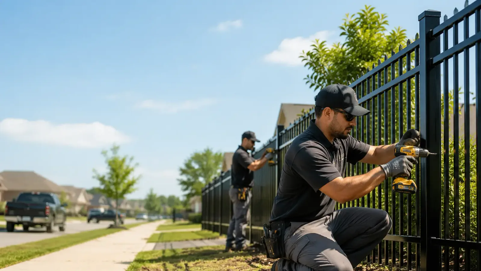 Metal Fence Installation in Newport, VA